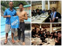Mr. Wu actively participated in the College's sports events, and has cultivated good relationship with SHHO students.